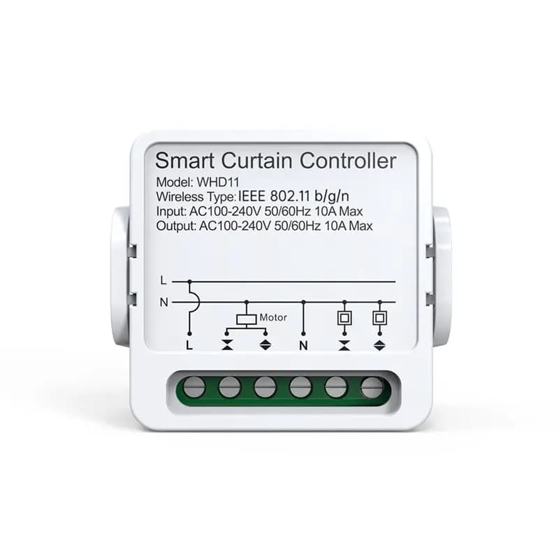 A13E-Curtain Switch Module Tuya Wifi Module Smart Curtain Controller Voice Control& Timing Function Smart Life Remote