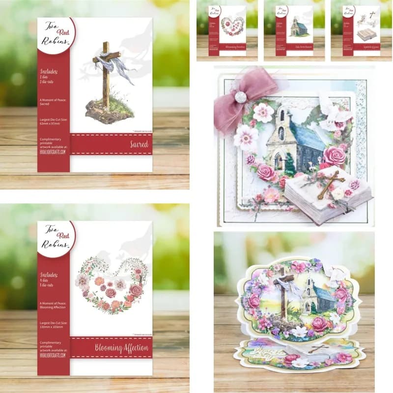 Blooming Affection Sacred Cutting Dies Scrapbook Diary Decoration Stencil Embossing Template DIY Greeting Card Handmade 2026