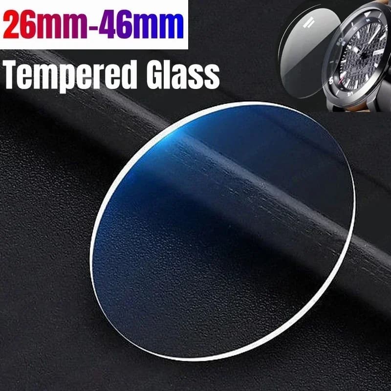 26-46mm Pellicola protettiva universale per protezione schermo in vetro temperato per smartwatch 28mm 30mm 32mm 38mm 40mm 41mm 42mm Diametro 2-5 pezzi