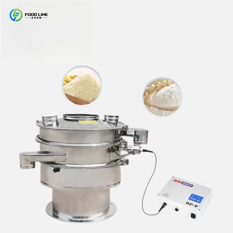 Customized Protein Powder Sieving Machine Electric Vibro Sifter Ultrasonic Vibrating Screen Sieve Separator with Factory Price