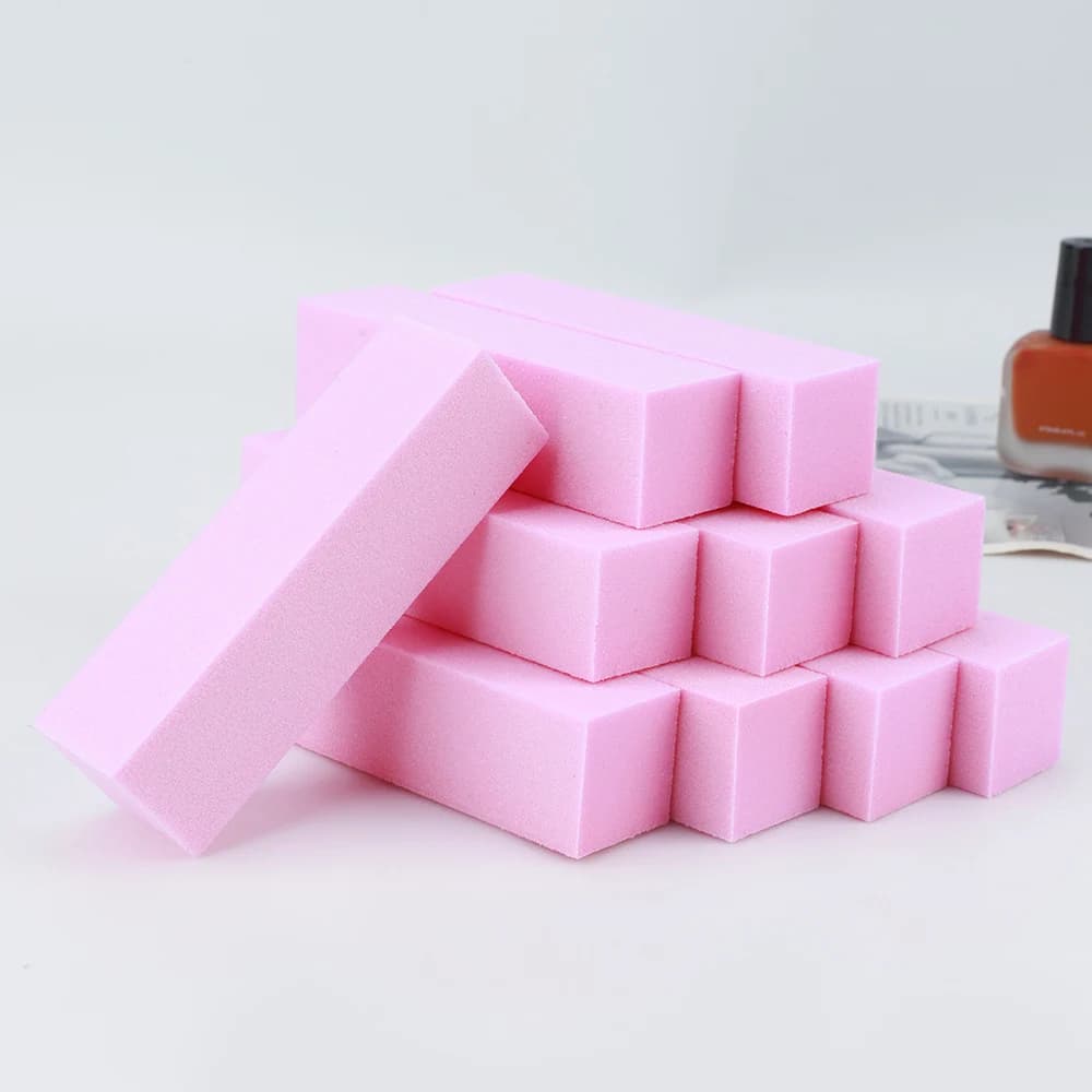 10 pcs. Nail Polishing Block, Professional Sponge for Manicure, Nail Lima, Manicure Brake