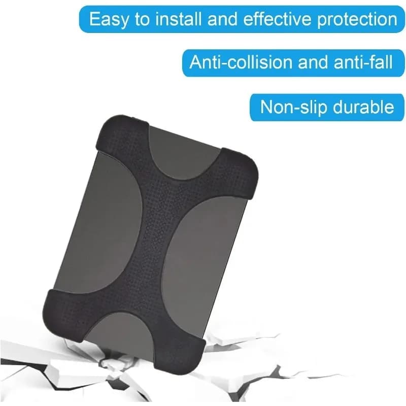 2.5" Shockproof Hard Drive Disk HDD Silicone Case Cover Protector For Backup Plus External Hard Drive