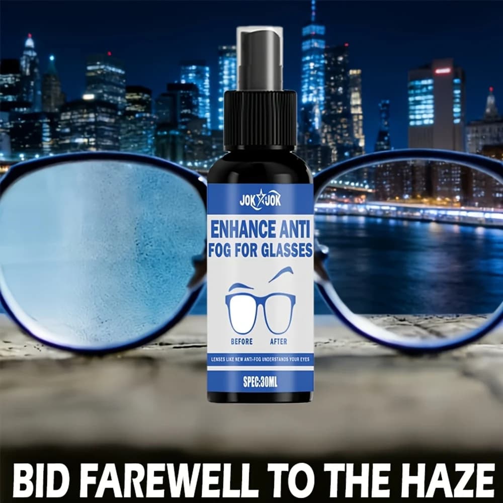 JOKJOK Powerful Anti-fog Spray for Swimming Eyelets, Safety Eyelets, Glasses and Underwater Masks | Golden Transparent, Long Life