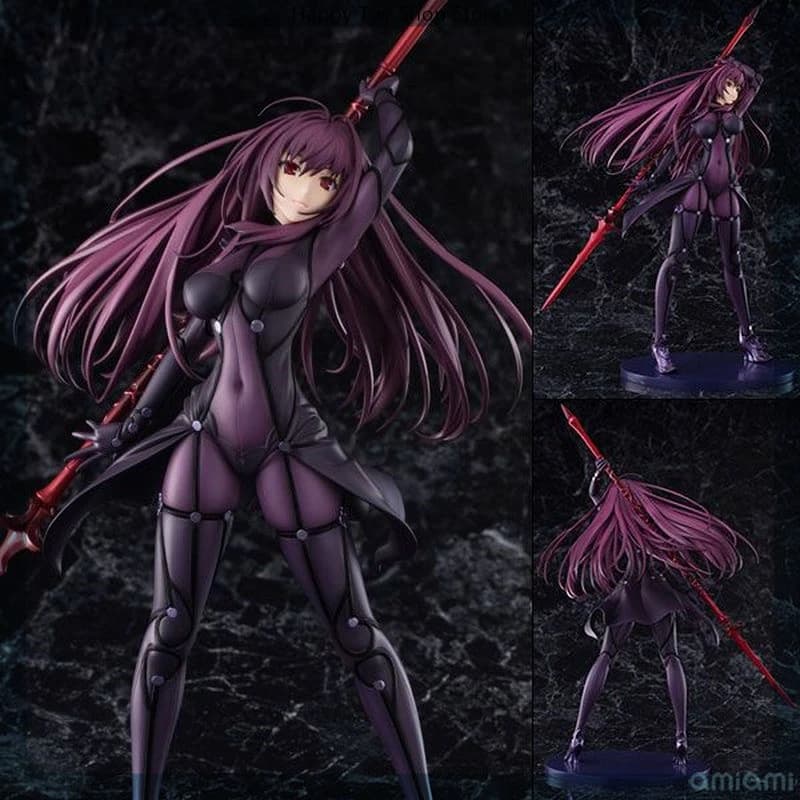 Fate Grand Order Lancer Sgathaich Gioco Ragazza Figure Statua Cartoon Girl Modelli Ragazzi Giocattoli da collezione Ornamento Bambola Giocattoli Regali