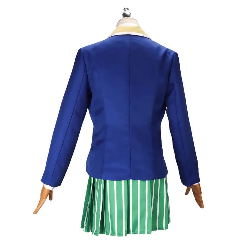 A;3\v,7'd/Anime Happy Sugar Life Satou Matsuzaka Cosplay Carnaval Halloween Christmas Costume coat+skirt+vesc;4'b,7'm\1/
