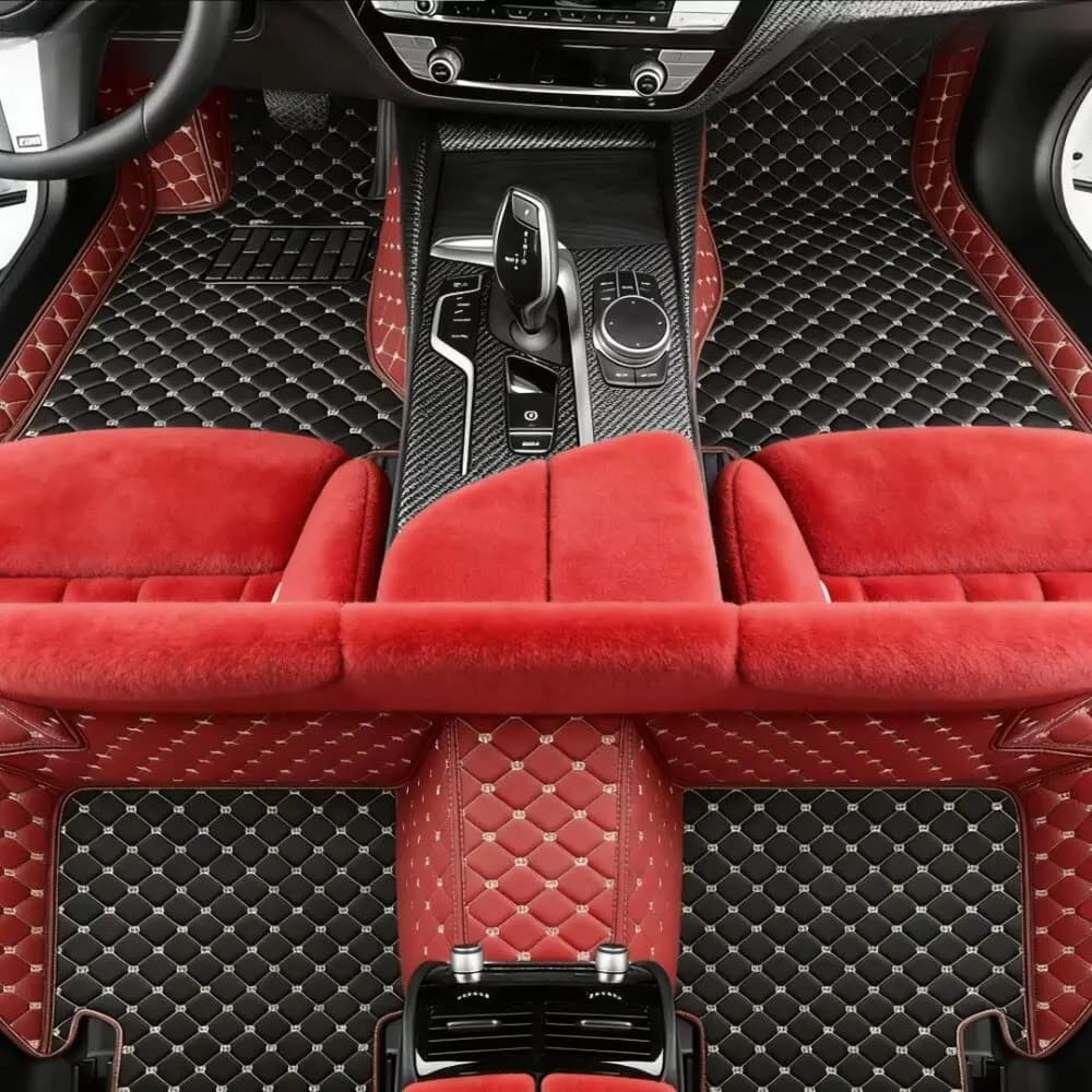 Tappetini per auto in pelle per FORD Ranger 2003-2009 kit set Tappeti Tappetini per piedi Accessori 6988