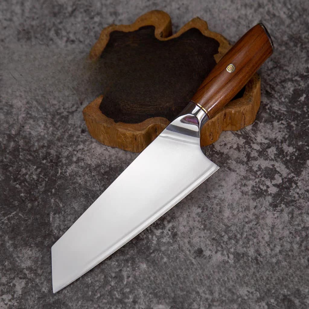 RHON 7Inch Powder M390 Clad Steel Kiritsuke Knife Japanese Kitchen Utility Chef Meat Slicing Vegetable Cutting Fruit Knives