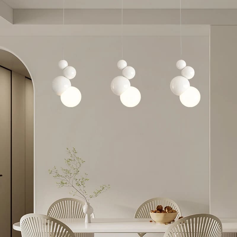 Modern Sense Restaurant Chandelier New Cream Wind Hotel Bar Simple Fashion Atmospheric Lamps Bedroom Bedside Hanging Lighting