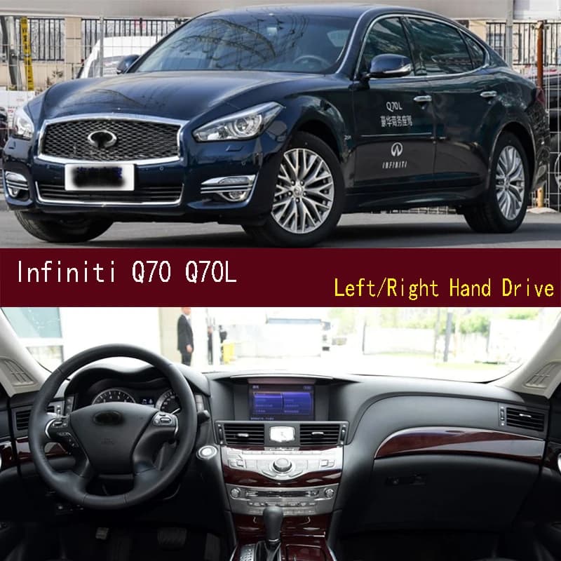 For Infiniti Q70 Q70L Y51 Dash Zerbino Dash Cruscot Covering Dashboard Tools Panel Solar Protection Pad Ornaments