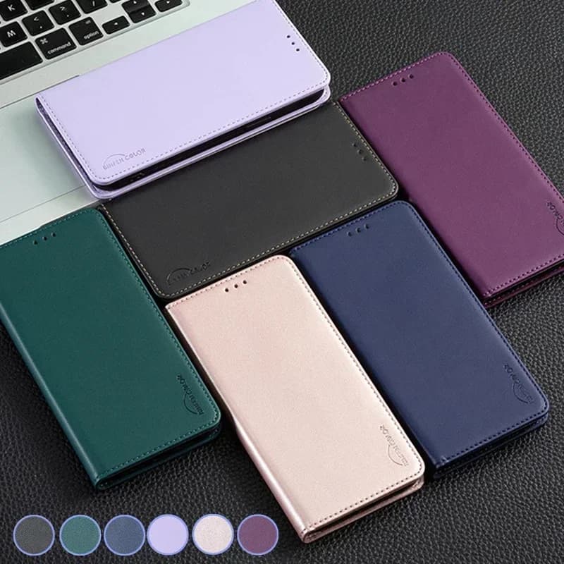 Magnetic Luxury Wallet Bag Phone Case For Samsung Galaxy S25 Edge S25+ Ultra Plus S25E 5G Flip Cover Shockproof Leather Cases