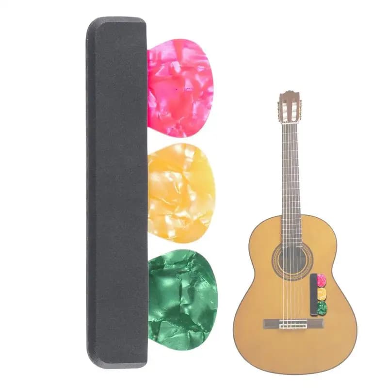 Scatola per plettri per chitarra Organizzatore di stoccaggio per plettri Scatola per plettri per chitarra acustica elettrica Contenitore di stoccaggio per basso ukulele