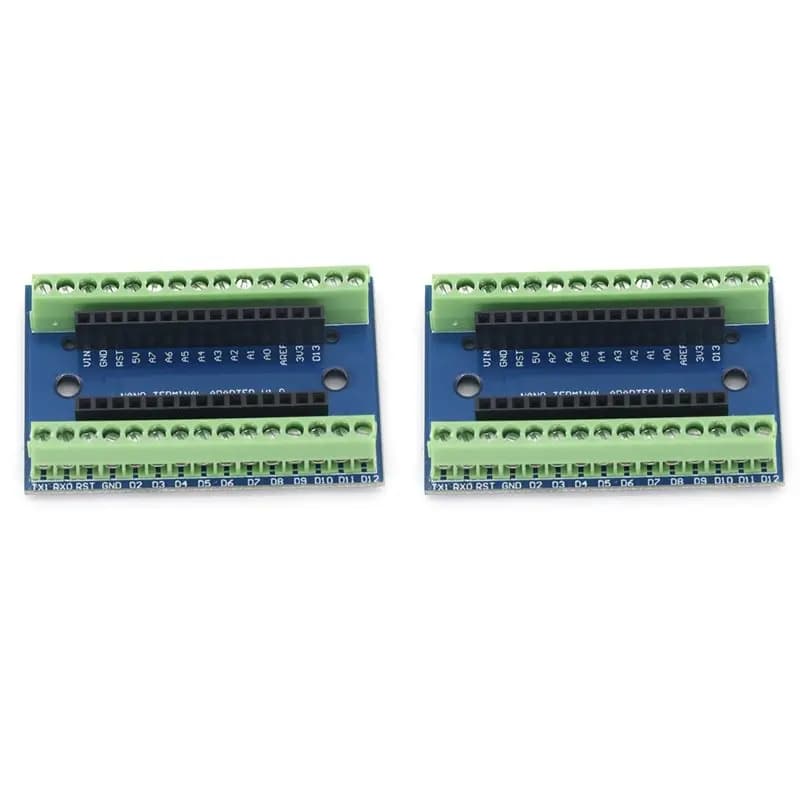 Scheda di espansione AS95-4X NANO IO Shield per Arduino UNO, adattatore terminale, piastra di estensione semplice, compatibile con AVR ATMEGA328P