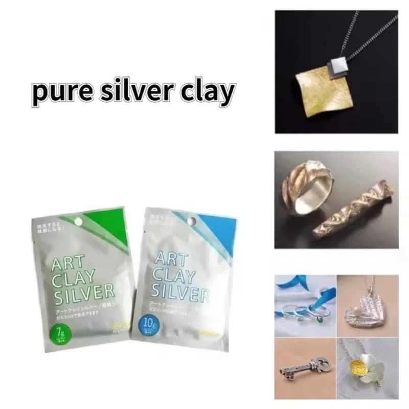 Specifiche dell'argilla d'argento/5g/7g/10g Borsa fatta a mano Gioielli in argento fai-da-te/Materiale utilizzato per realizzare anelli Pendenti Orecchini Accessori