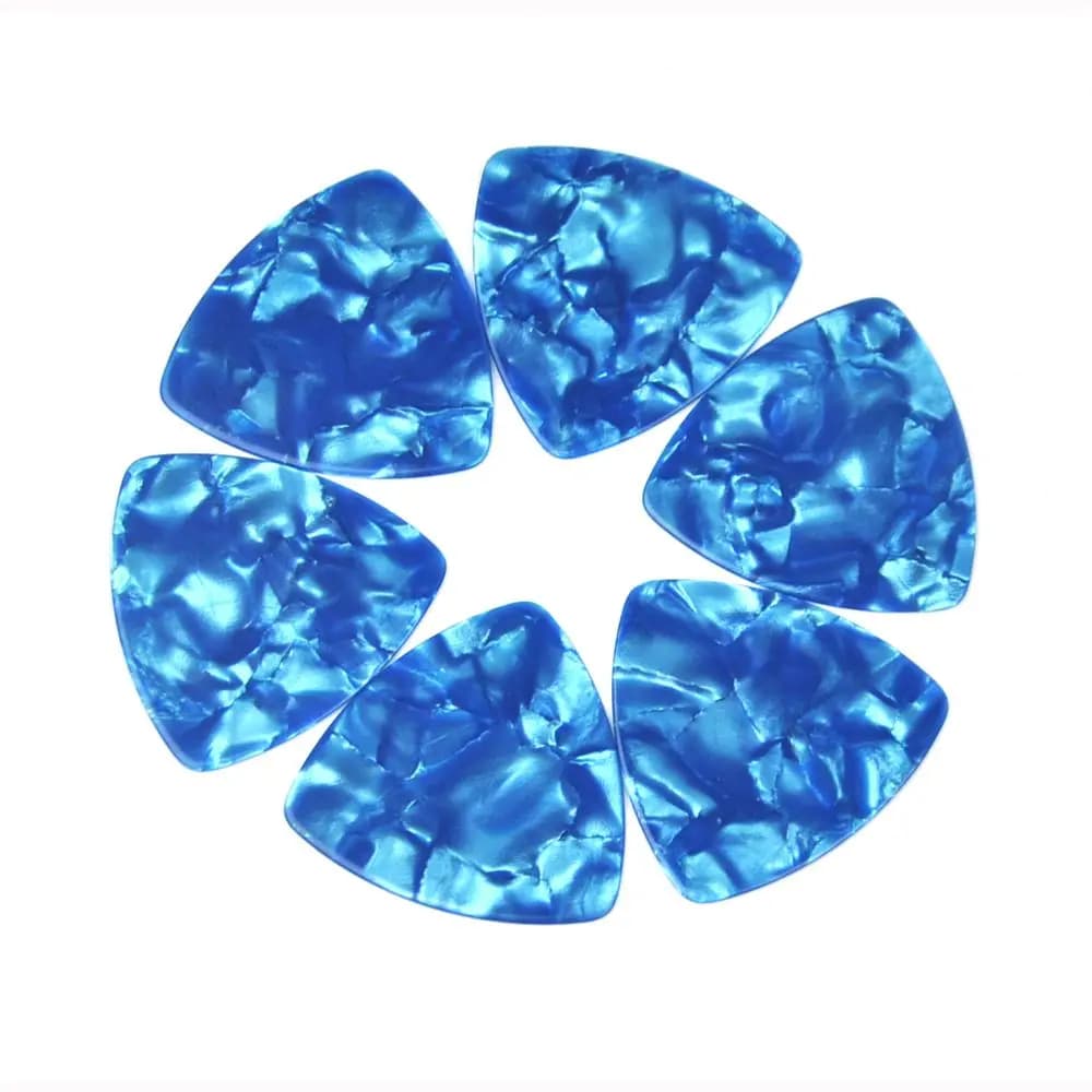 10pcs Instruments Triangle 0.46mm Guitar Accessories Celluloid Plectrum Guitar Pick