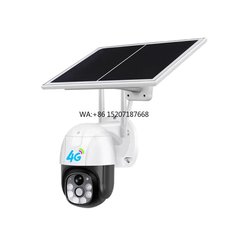 Sistema di sicurezza esterno con pannello solare WiFi wireless 4G Smart Home V380 PTZ solare con alimentazione a batteria