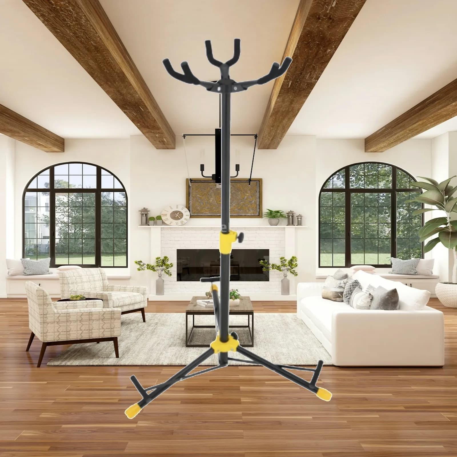Heavy Duty Iron Cello Stand Holder Adjustable Tripod Rack for Electric Guitar Accessories