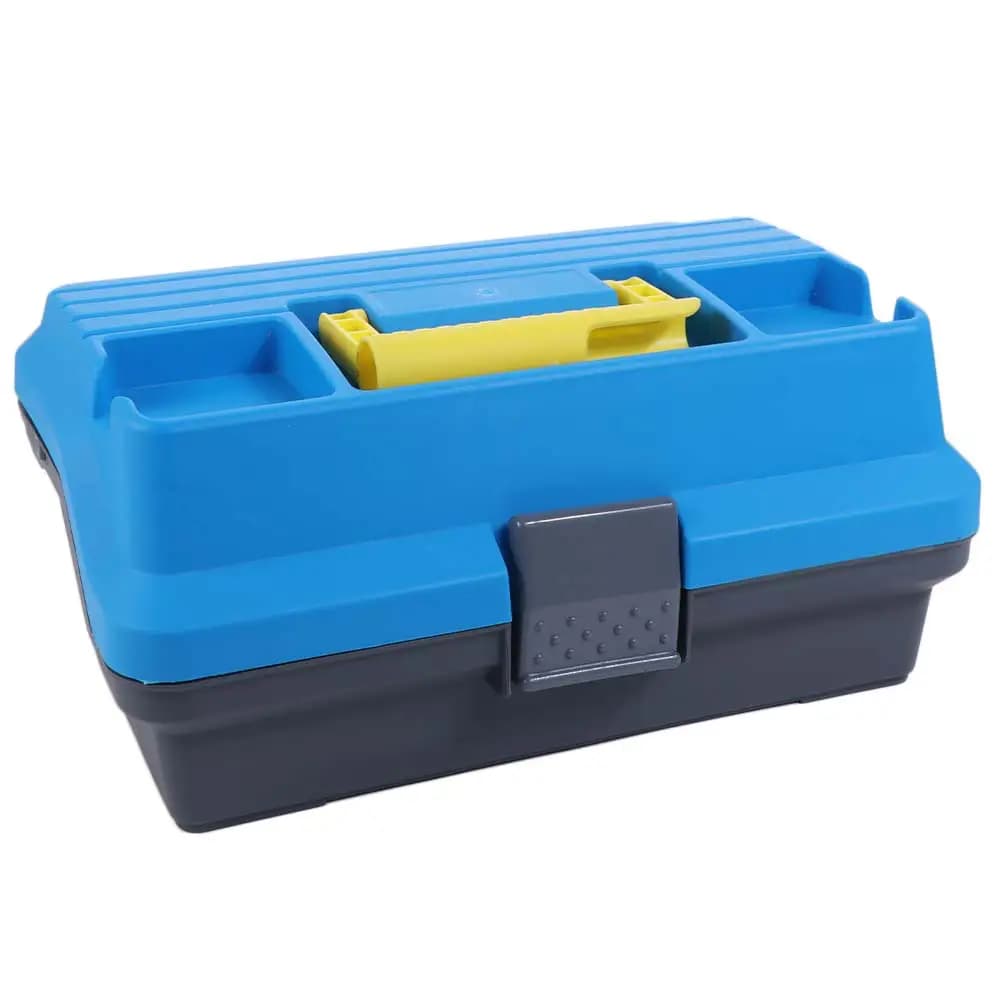 3 Layers Fishing Tackle Box Large Capacity Multifunctional Fishing Gear Box Folding With Handle Hardware Storage Box