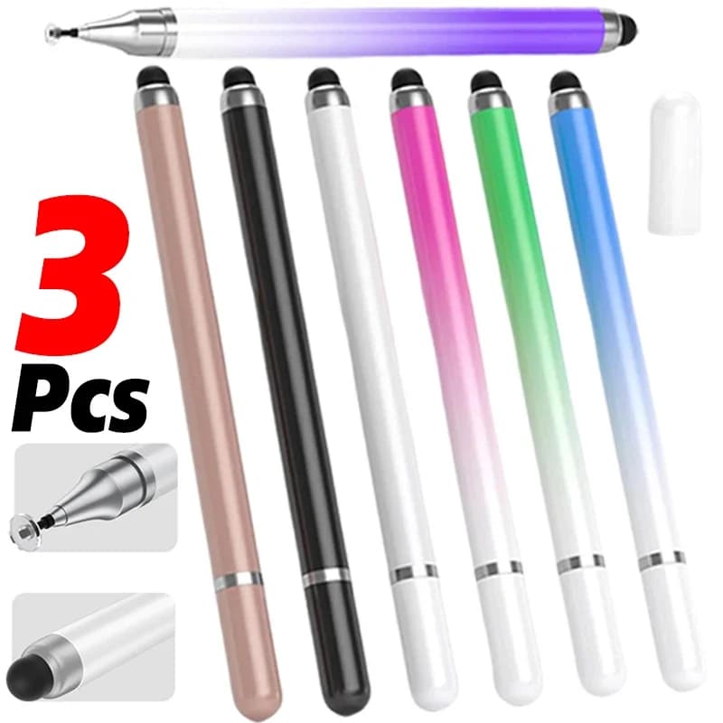 Penna stilo universale 2 in 1 per tablet mobile Android IOS telefono accessori iPad penne per tablet da disegno penna touch per schermo capacitivo