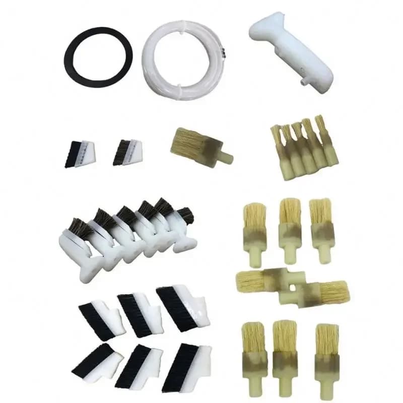 Riempitrice pneumatica automatica per colla a doppia testa Macchina per spruzzatura Macchina per colla per spazzole in pelle per scarpe