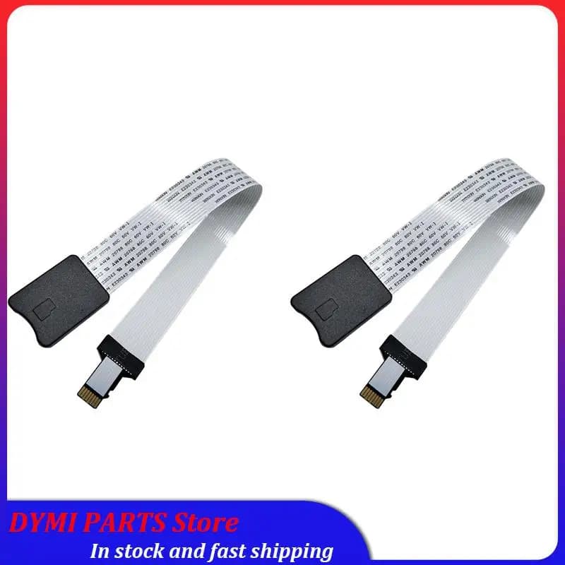 Global Sale-2Pcs 25CM Cavo di prolunga per scheda Micro-SD a Micro-SD Cavo adattatore di prolunga per lettore di schede di memoria TF per stampante 3D