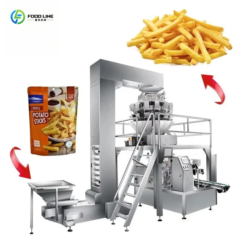 Customized Stable High Capacity Vertical Plastic Bag Filling Packaging Machine For Nuts Crisps Pet Food Dried Fruit Bags
