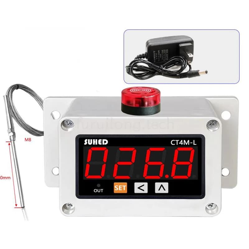 High Precision Industrial Digital Thermometer With Supplies