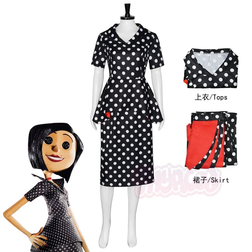Nuovo Costume Cosplay del Film Mother, Abito Nero da Donna per Halloween e Feste in Maschera, Disponibile