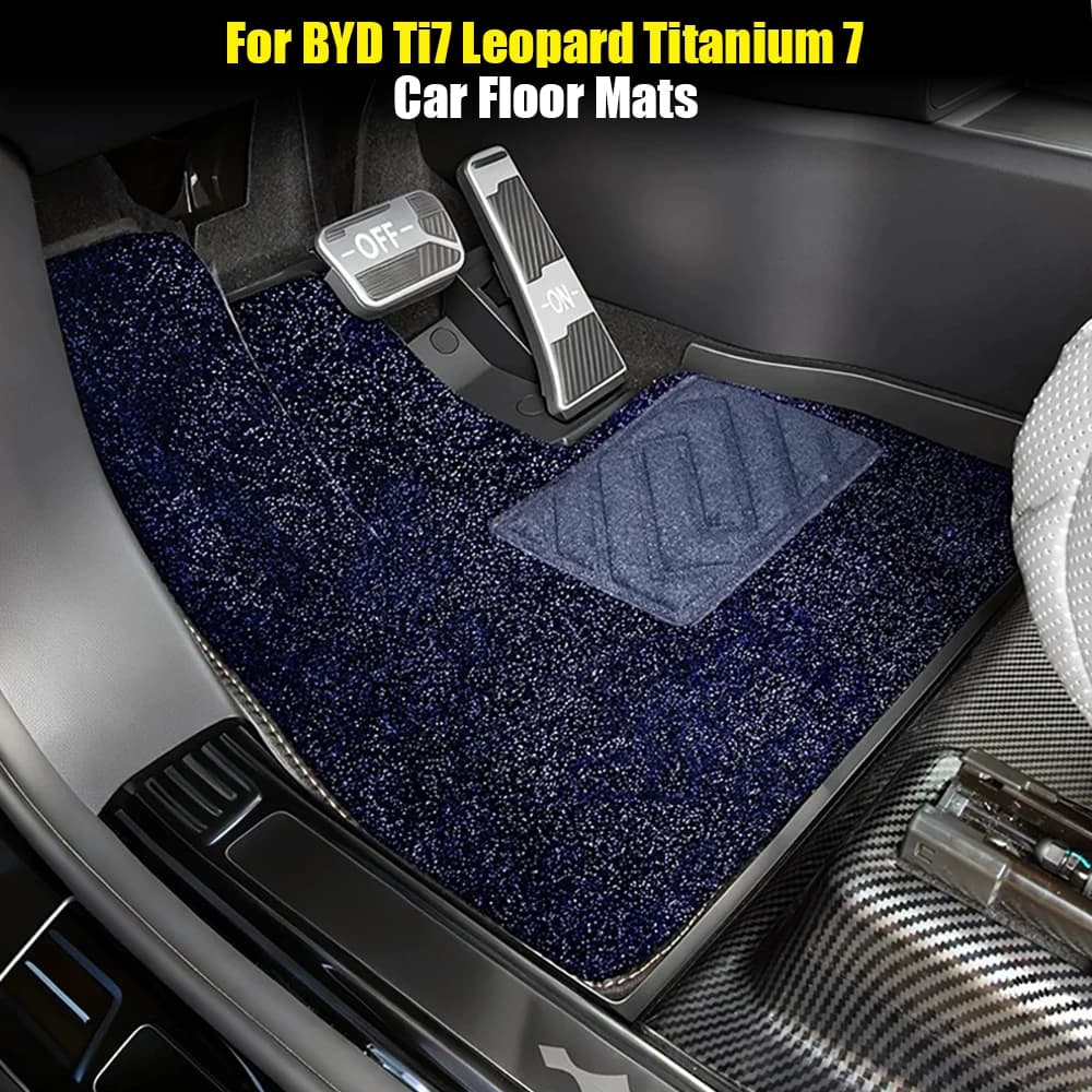 Tappetini Auto Completi in 3 Pezzi per BYD Ti7 Leopard Titanium 7, Accessori per Auto, Rivestimenti per Pavimento