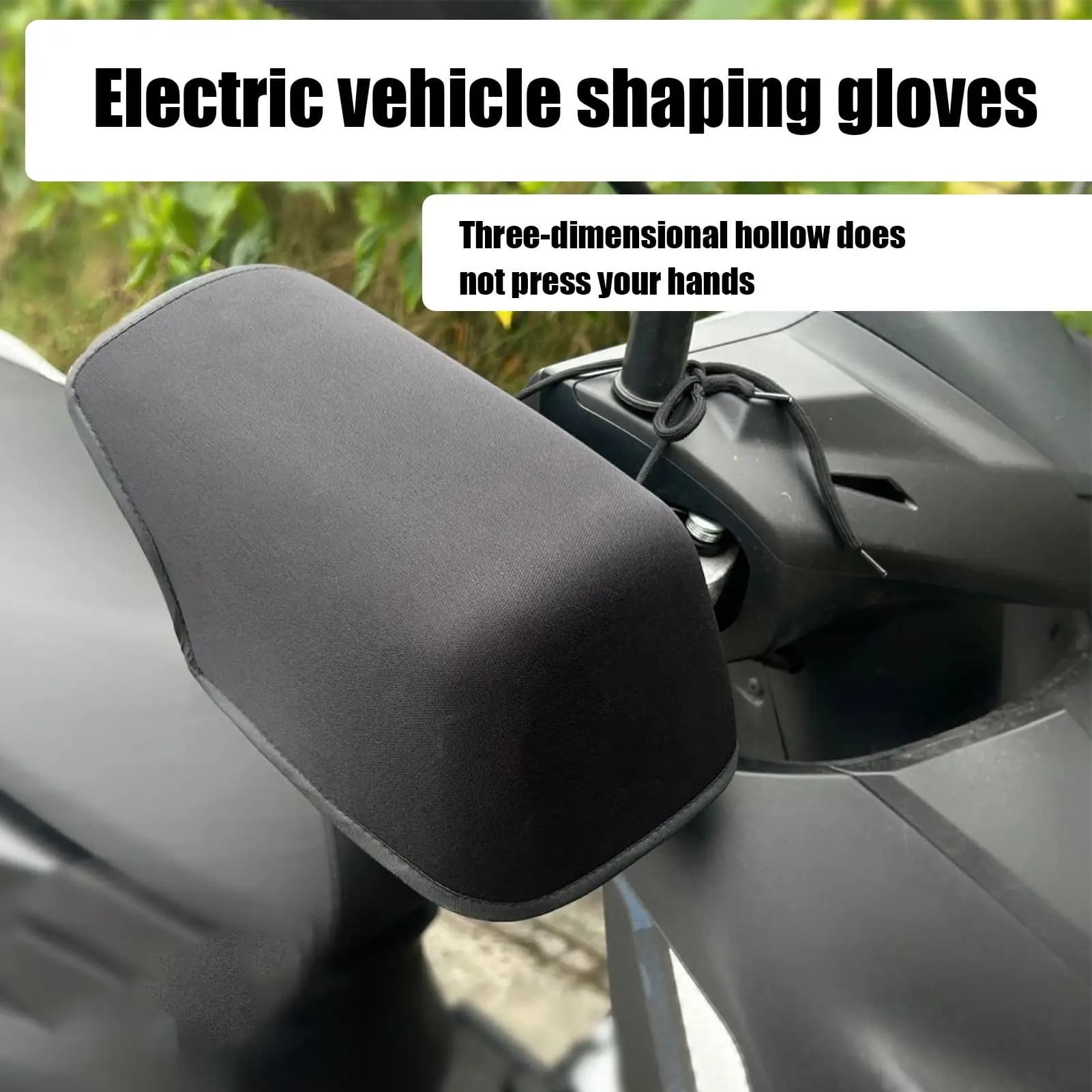 Copri manubrio per auto elettrica, copri manopole per moto e scooter, protezione estiva dal sole, guanti termoisolanti, parapioggia per manubrio