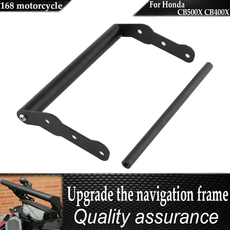 For HONDA CB500X CB400X 2016-2024 Upgrade Motorcycle Accessories GPS SMART PHONE Navigation GPS Plate Bracket Adapt Holder