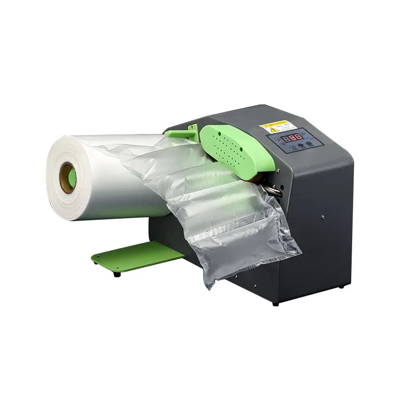 Transportation: shockproof bags, air bags, gourd membrane bubble pillows, inflation equipment, filling machines