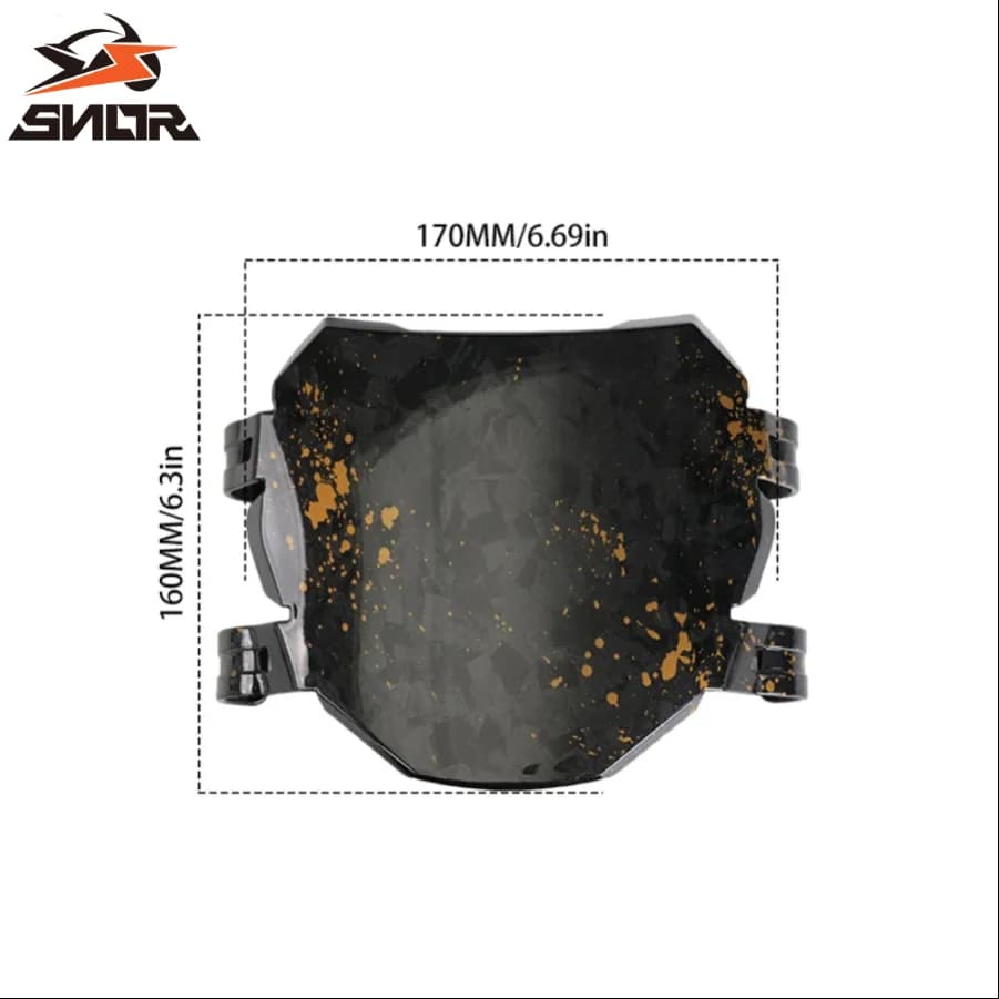 Targa Anteriore SNOR per Motocross, Targa Ispessita per Talaria Surron Light Bee S X E-Bike Sting Stark Varg 79 Bike