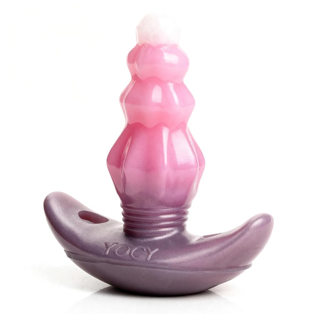 YOCY Plug Anale a Coda di Volpe, 3 Misure, Perline in Silicone Liquido, Giocattoli Anali, Fetish per Coppie, Giocattoli Sessuali per Adulti, Prodotto Sexy 18+