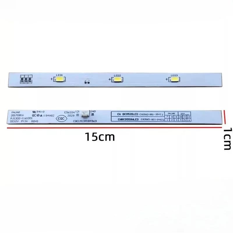 1PC E56334 DC12V per Frigorifero Skyworth: Striscia LED, Scheda Circuito Luce Display, Componenti