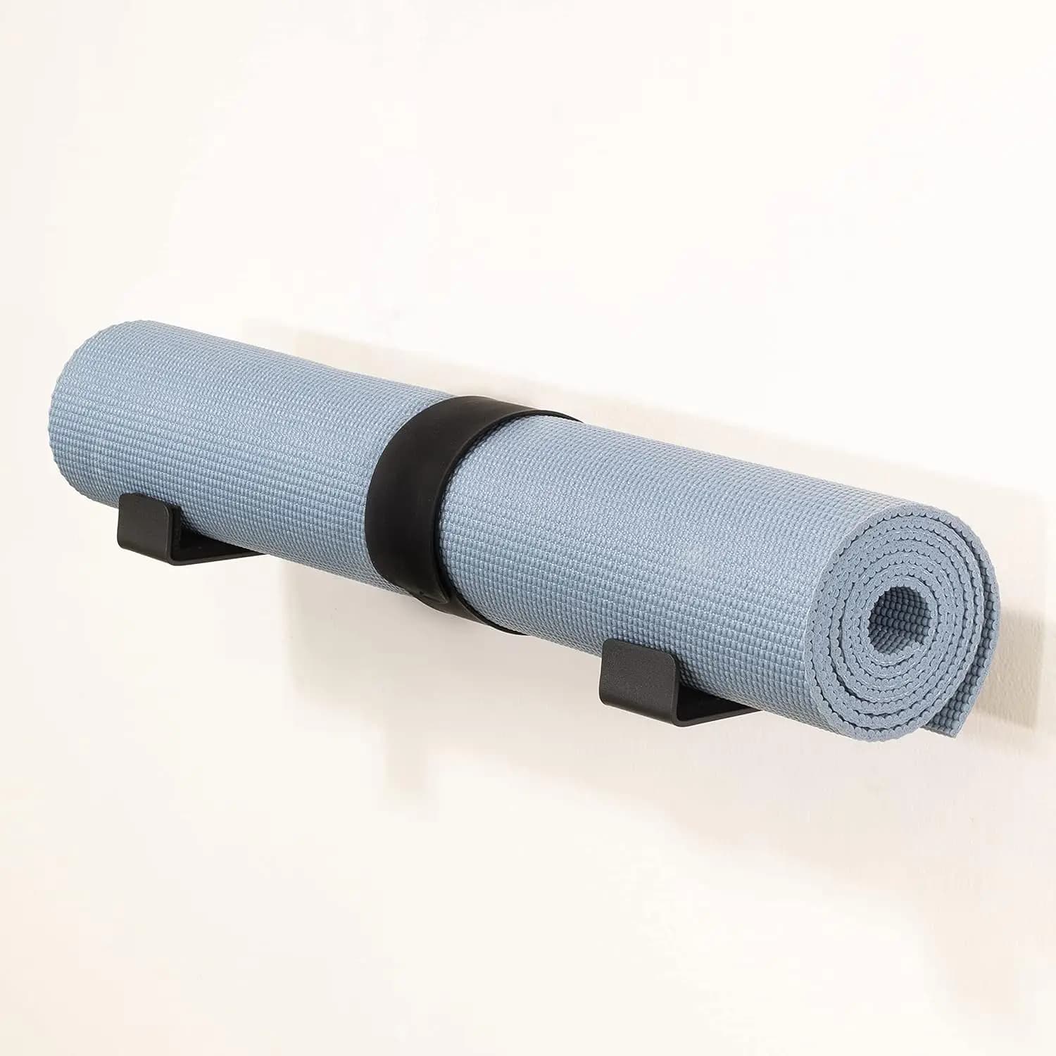Wall Mount for 3 Yoga Mats, Foam Rollers and Fitness Equipment - Aluminum Resistant with Easy Installation