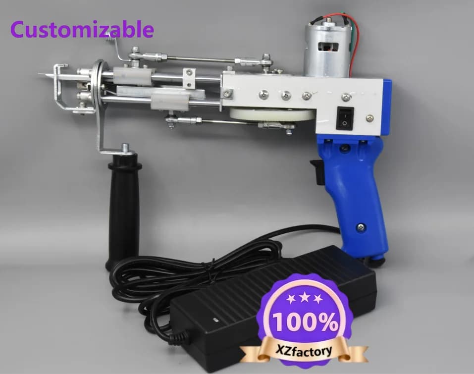 Factory Direct 2026 Top Rated[Cross-border spot] Spot 2-in-1 tuftinggun carpet weaving gun, tufting gun, carpet loom
