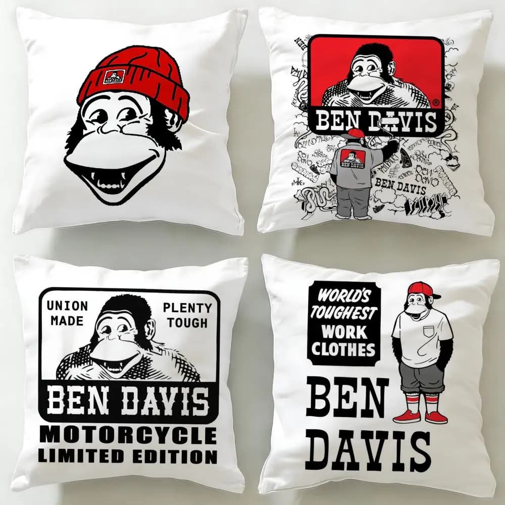 Fodera per cuscino di marca classica Ben Davis, morbida e facile da lavare – versatile per divano, letto, viaggi e ufficio