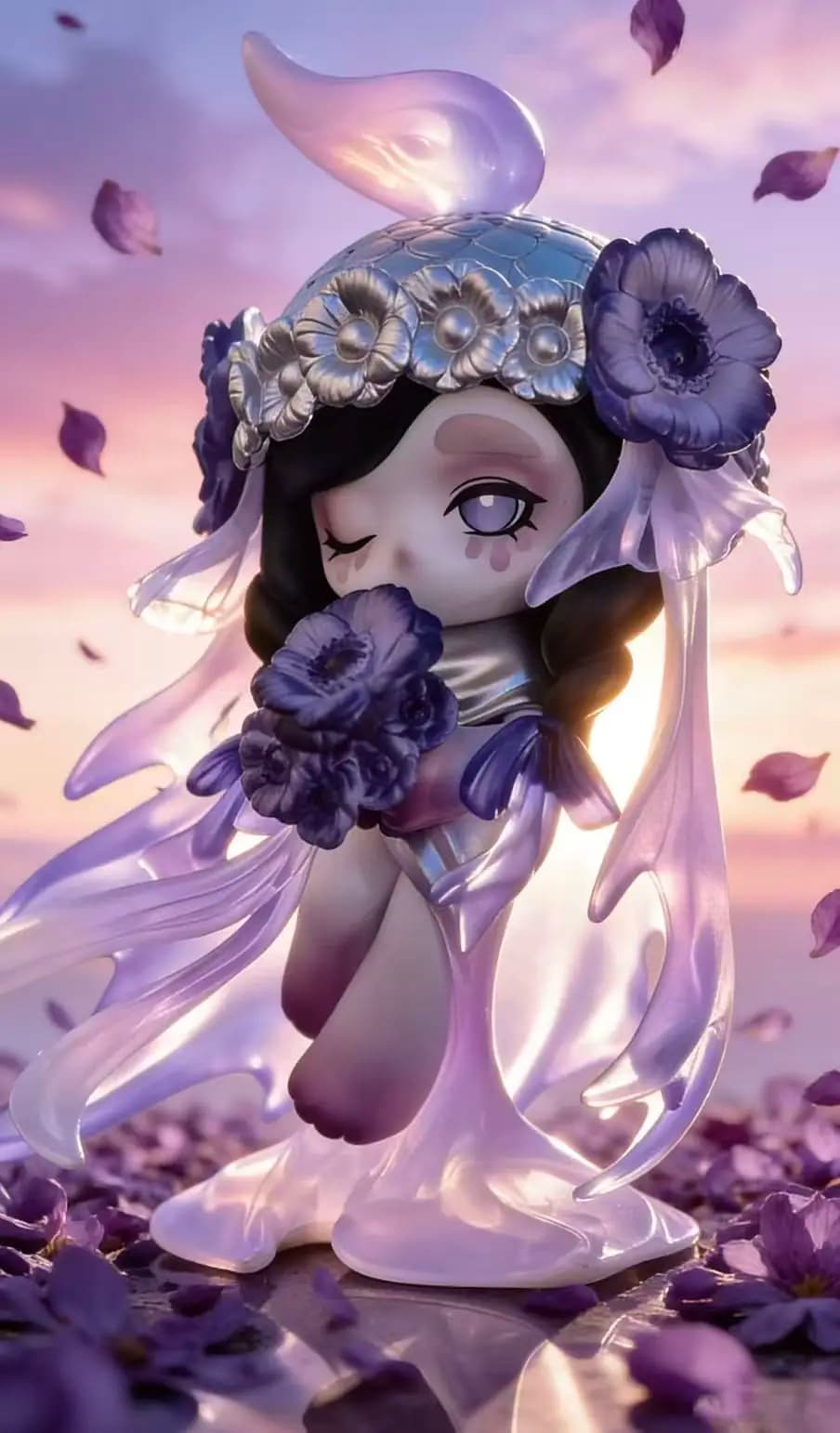 POP MART CHAKA 'Wait for the Wind' Series Kawaii Anime Blind Box Action Figure - Surprise Mystery Toy Caixa Caja