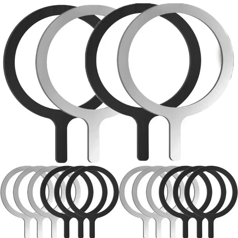 Anello Magnetico Universale per Auto, Piastra Metallica Circolare per Caricabatterie Wireless Magsafe, Foglio di Ferro SJZJ30