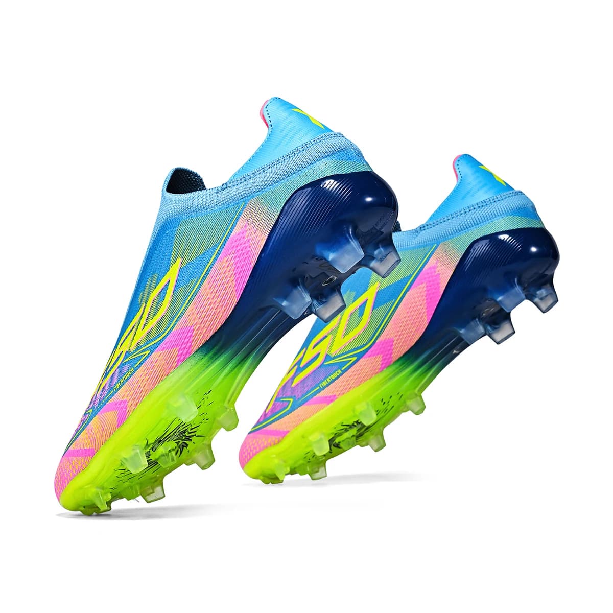 Breathable football shoes with long FG/AG heels, suitable for all seasons, non-slip sports shoes (available in more colors)