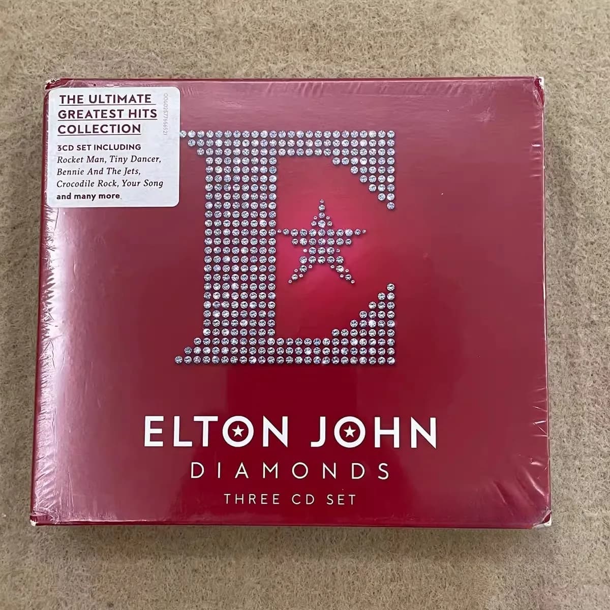 Elton John Diamonds 3CD Set Ultimate Greatest Hits Collection Album di musica pop rock