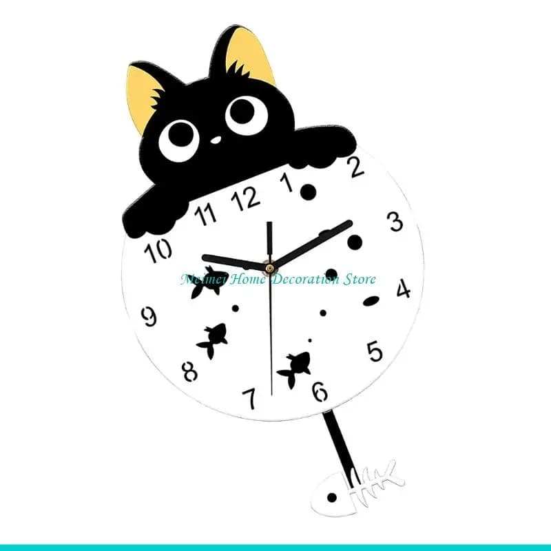 H7BF Silenzioso Nessun Ticchettio Orologi da Parete a Batteria, Orologio Decorativo per Bagno Soggiorno Orologi da Parete