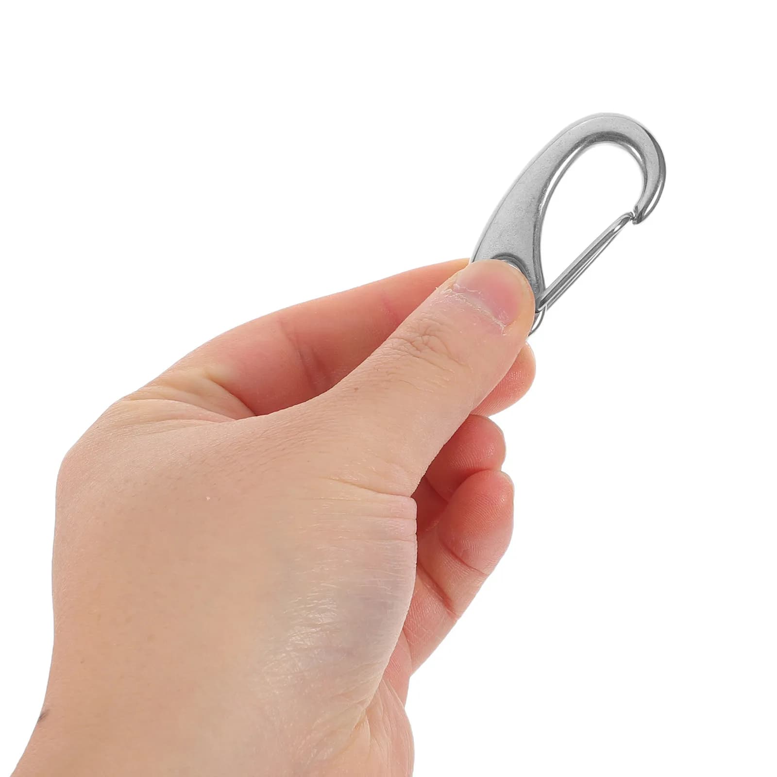 4Pcs Marine Rope Snap Hooks Stainless Steel Quick Release Sliding Anchor Hook for Sailing Boating Kayaking Sea Fishing Rigging