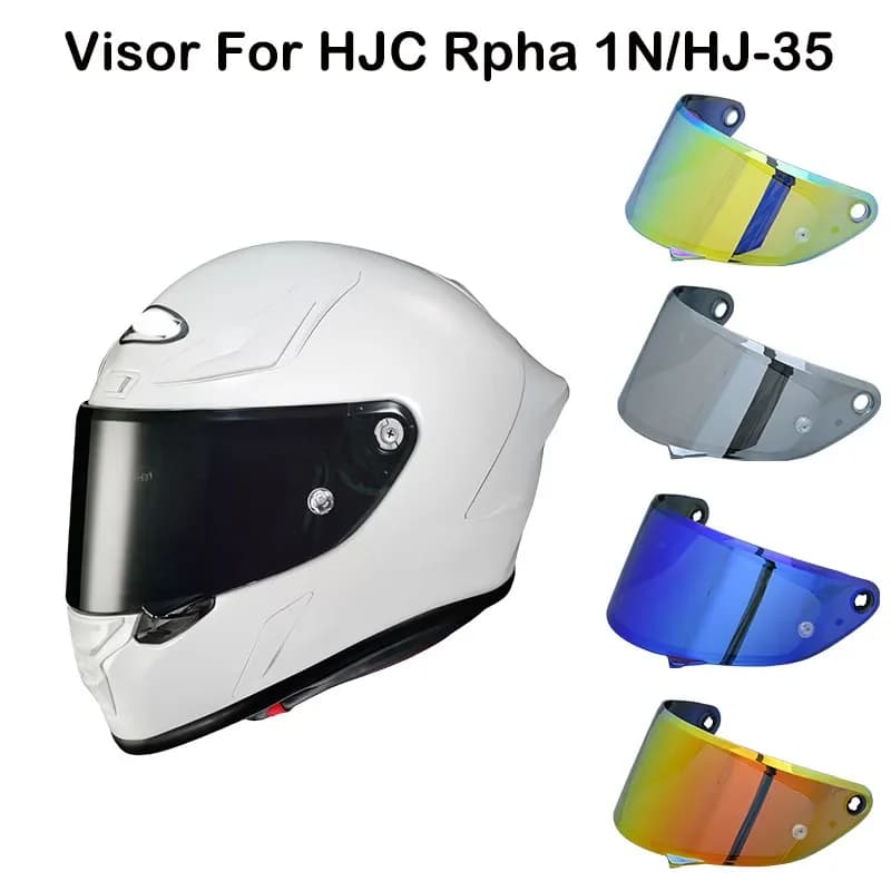 Rpha 1N Visiera Per HJC RPHA 1N Rpha1N HJ-35 HJ 35 Caschi Moto lente Moto Anti UV Moto Visera protezione solare pellicola antiappannamento