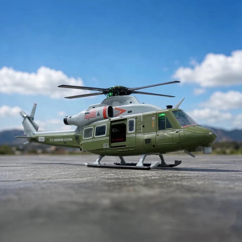 New GOOSKY E2 Huey 1/35 Remote Control Simulation UH-1Y Real GPS Auto Hover Optical Flow Positioning Brushless RC Aircraft Model
