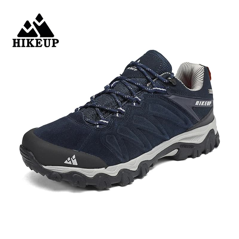 HIKEUP scarpe da Trekking all'aperto resistenti all'usura antiscivolo scarpe da ginnastica da uomo traspiranti antispruzzo da arrampicata da Trekking caccia turismo