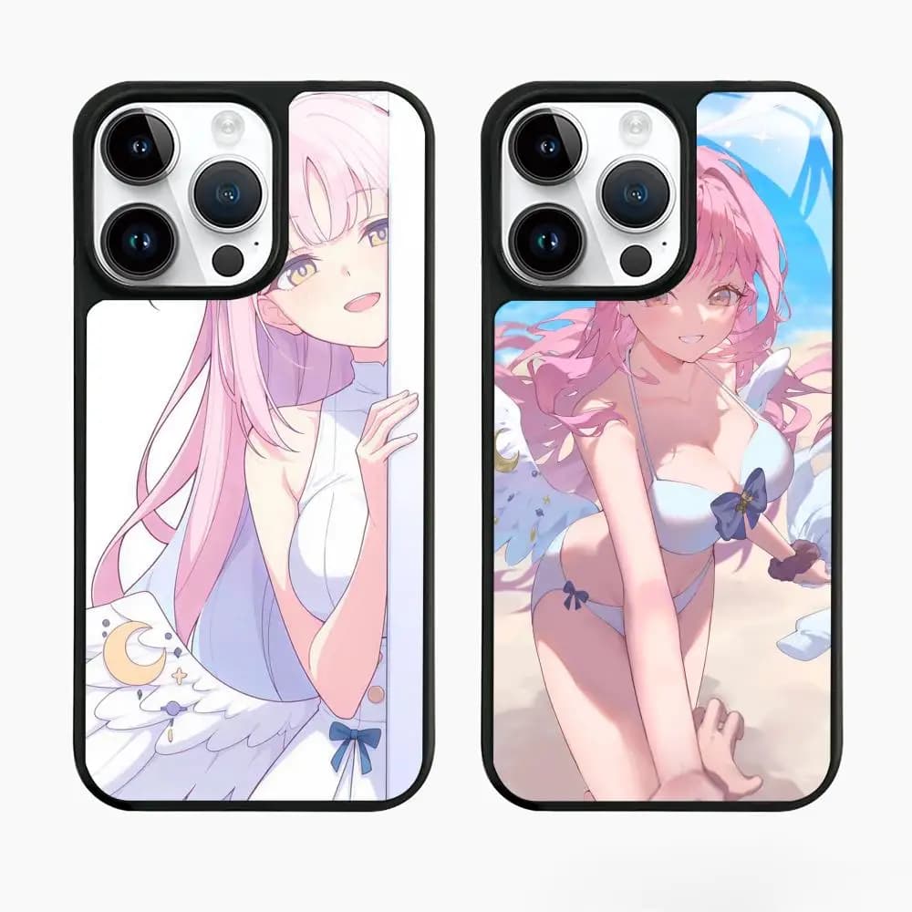 Hot Blue Archive Mika Phone Case For lPhone 17 16 e 15 14 13 12 11 Pro Max Plus For Anti-slip textured phone case