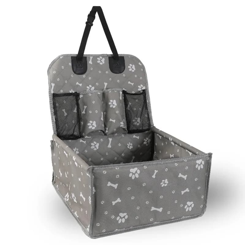 New Pet Carrier Car Bag, Portable Foldable Front Seat Pet Mat, Large Capacity Storage Travel Car Seat Cover for Dogs & Cats