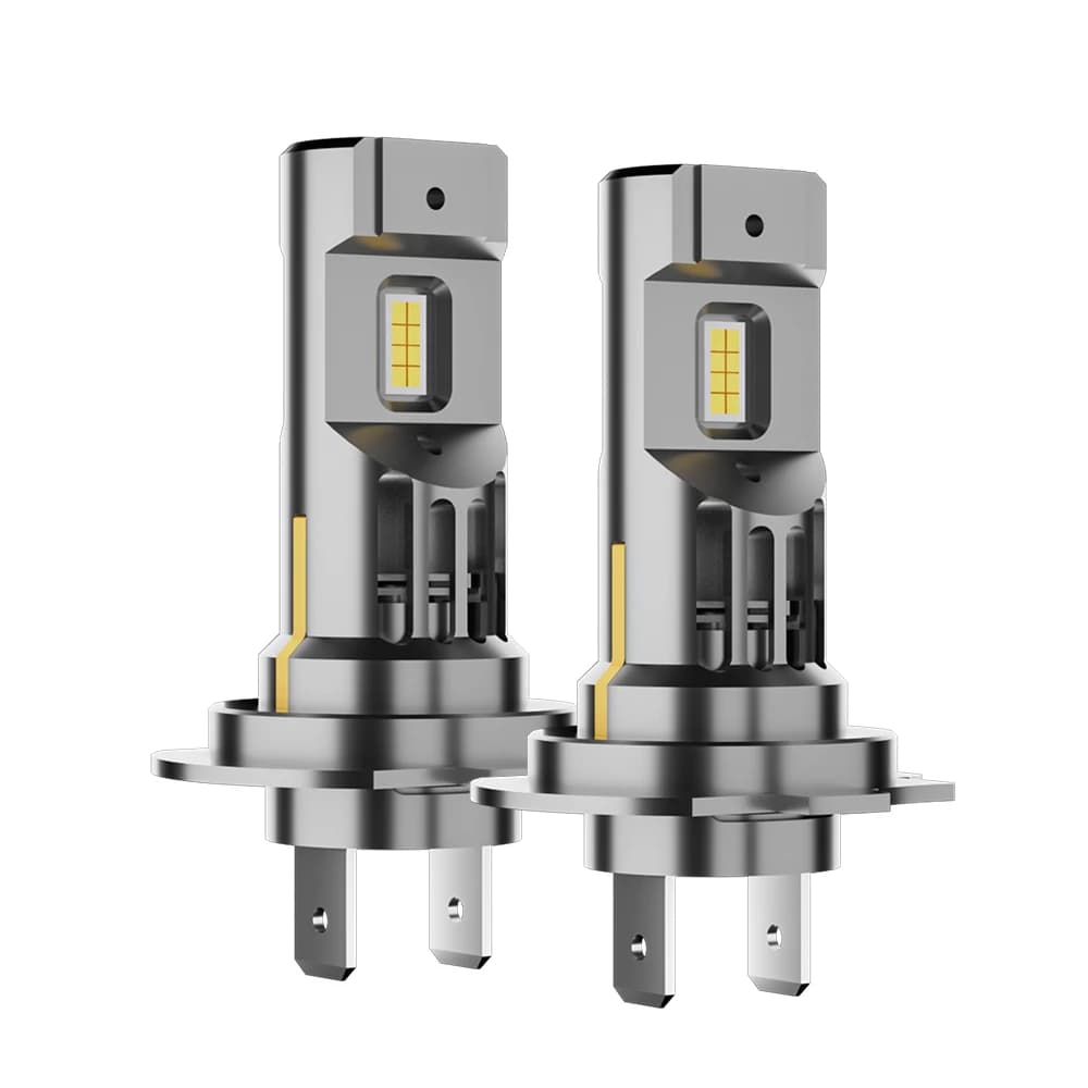 2PCS H7 Turbo Fan LED Lampadine per fari 6000K 12V per fari per auto Luci Plug and Play Illuminazione per auto