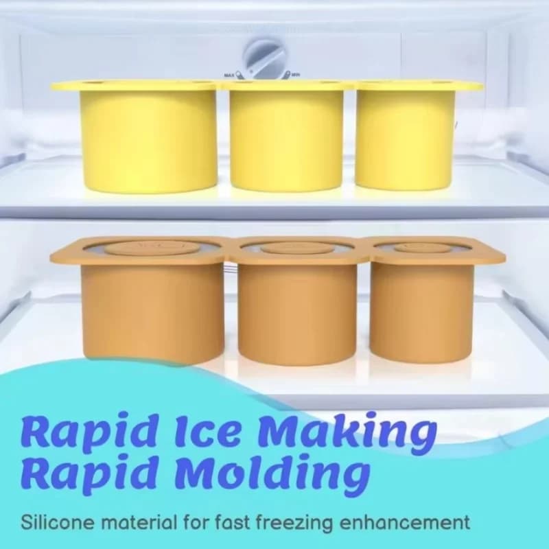 Stampo in silicone per cubetti di ghiaccio, stampo per ghiaccio antiaderente per tazze, stampi in silicone per accessori per tazze estive